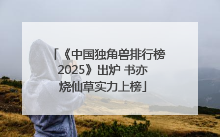 《中国独角兽排行榜2025》出炉 书亦烧仙草实力上榜