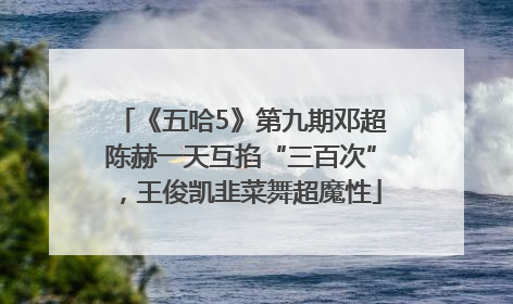 《五哈5》第九期邓超陈赫一天互掐“三百次”，王俊凯韭菜舞超魔性