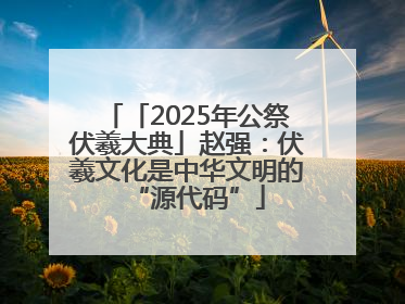 「2025年公祭伏羲大典」赵强：伏羲文化是中华文明的“源代码”