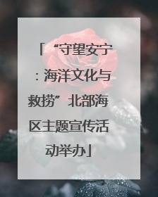“守望安宁：海洋文化与救捞”北部海区主题宣传活动举办