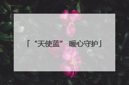 “天使蓝” 暖心守护