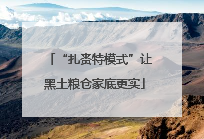 “扎赉特模式”让黑土粮仓家底更实