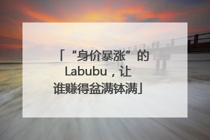 “身价暴涨”的Labubu，让谁赚得盆满钵满