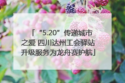 “5.20”传递城市之爱 四川达州工会驿站升级服务为龙舟赛护航