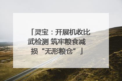灵宝：开展机收比武检测 筑牢粮食减损“无形粮仓”