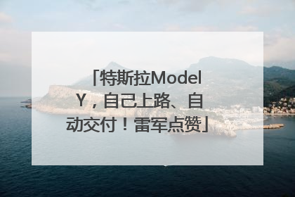 特斯拉Model Y，自己上路、自动交付！雷军点赞