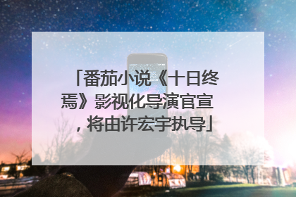番茄小说《十日终焉》影视化导演官宣，将由许宏宇执导