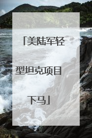 美陆军轻型坦克项目下马