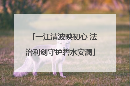 一江清波映初心 法治利剑守护碧水安澜