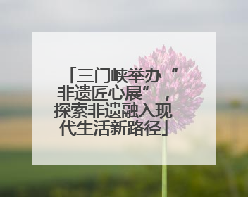 三门峡举办“非遗匠心展”，探索非遗融入现代生活新路径