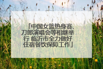 中国女篮热身赛、刀郎演唱会等相继举行 临沂市全力做好住宿餐饮保障工作
