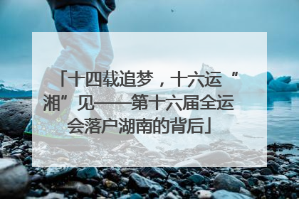 十四载追梦，十六运“湘”见——第十六届全运会落户湖南的背后