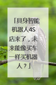 具身智能机器人4S店来了，未来能像买车一样买机器人？