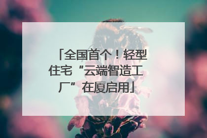 全国首个!轻型住宅“云端智造工厂”在厦启用