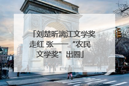 刘楚昕漓江文学奖走红 张一一“农民文学奖”出圈