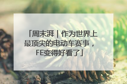 周末湃｜作为世界上最顶尖的电动车赛事，FE变得好看了