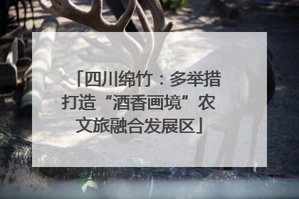 四川绵竹：多举措打造“酒香画境”农文旅融合发展区