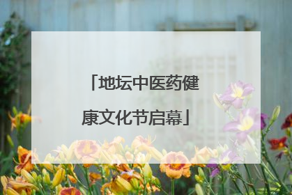 地坛中医药健康文化节启幕