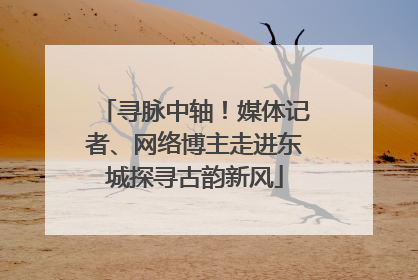 寻脉中轴！媒体记者、网络博主走进东城探寻古韵新风