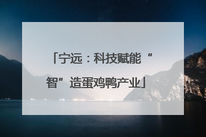 宁远：科技赋能“智”造蛋鸡鸭产业