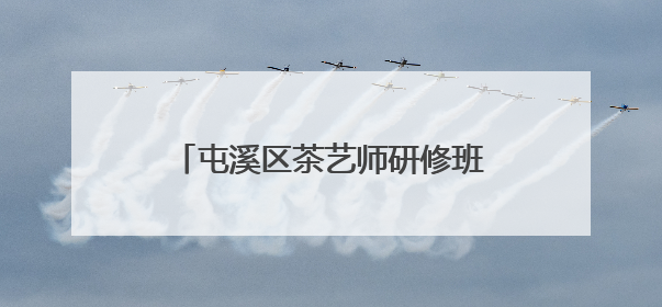 屯溪区茶艺师研修班赋能茶产业新发展