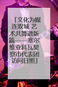 文化为媒连双城 艺术共舞谱新篇——塞尔维亚科瓦契察市代表团访问日照