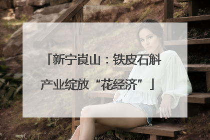 新宁崀山：铁皮石斛产业绽放“花经济”