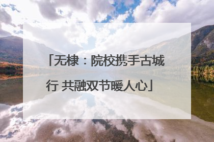 无棣：院校携手古城行 共融双节暖人心
