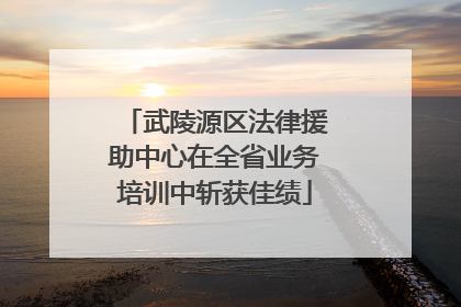 武陵源区法律援助中心在全省业务培训中斩获佳绩