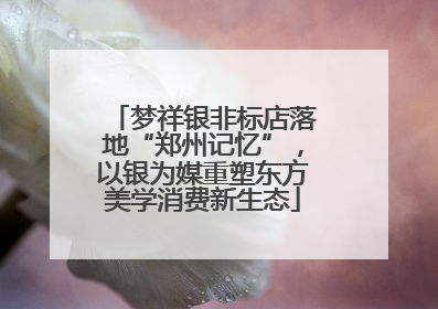 梦祥银非标店落地“郑州记忆”，以银为媒重塑东方美学消费新生态