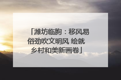 潍坊临朐：移风易俗劲吹文明风 绘就乡村和美新画卷