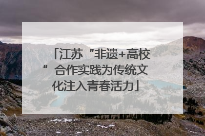 江苏“非遗+高校”合作实践为传统文化注入青春活力