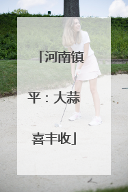 河南镇平：大蒜喜丰收