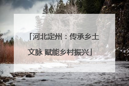 河北定州：传承乡土文脉 赋能乡村振兴
