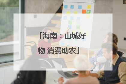 海南：山城好物 消费助农