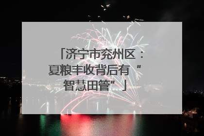 济宁市兖州区：夏粮丰收背后有“智慧田管”