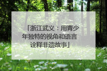 浙江武义：用青少年独特的视角和语言诠释非遗故事