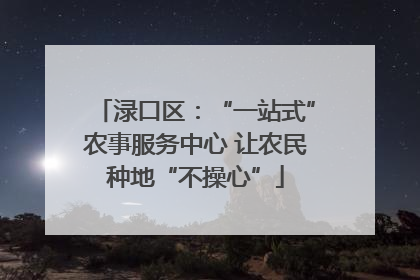 渌口区：“一站式”农事服务中心 让农民种地“不操心”