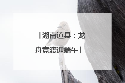 湖南道县：龙舟竞渡迎端午