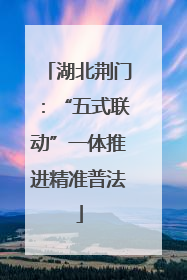 湖北荆门：“五式联动”一体推进精准普法