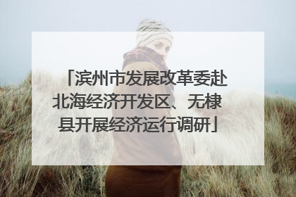 滨州市发展改革委赴北海经济开发区、无棣县开展经济运行调研