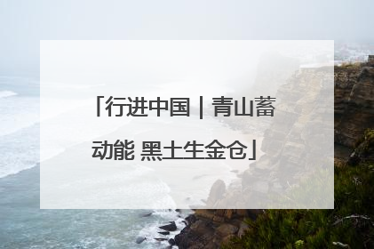 行进中国｜青山蓄动能 黑土生金仓