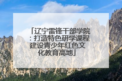 辽宁雷锋干部学院：打造特色研学课程 建设青少年红色文化教育高地