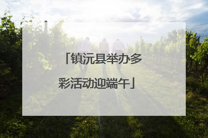 镇沅县举办多彩活动迎端午