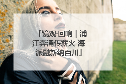 镜观·回响｜浦江奔涌传薪火 海派融新纳百川