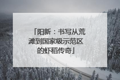 阳新：书写从荒滩到国家级示范区的虾稻传奇