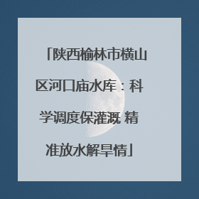 陕西榆林市横山区河口庙水库:科学调度保灌溉 精准放水解旱情