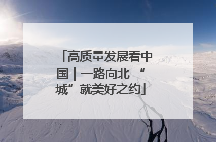 高质量发展看中国｜一路向北 “城”就美好之约