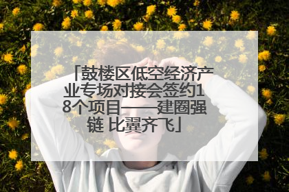 鼓楼区低空经济产业专场对接会签约18个项目——建圈强链 比翼齐飞