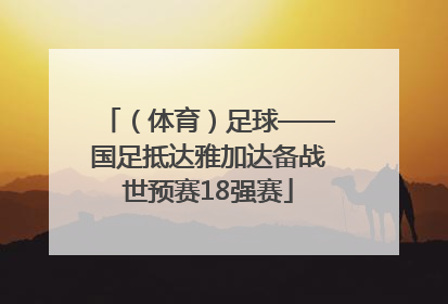 （体育）足球——国足抵达雅加达备战世预赛18强赛